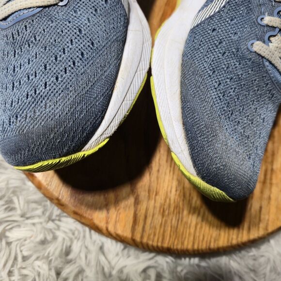 Asics Gel-Cumulus 22 Womens Size 9.5 Blue Lime Mesh Casual Lace Up Running Shoes - Picture 12 of 16